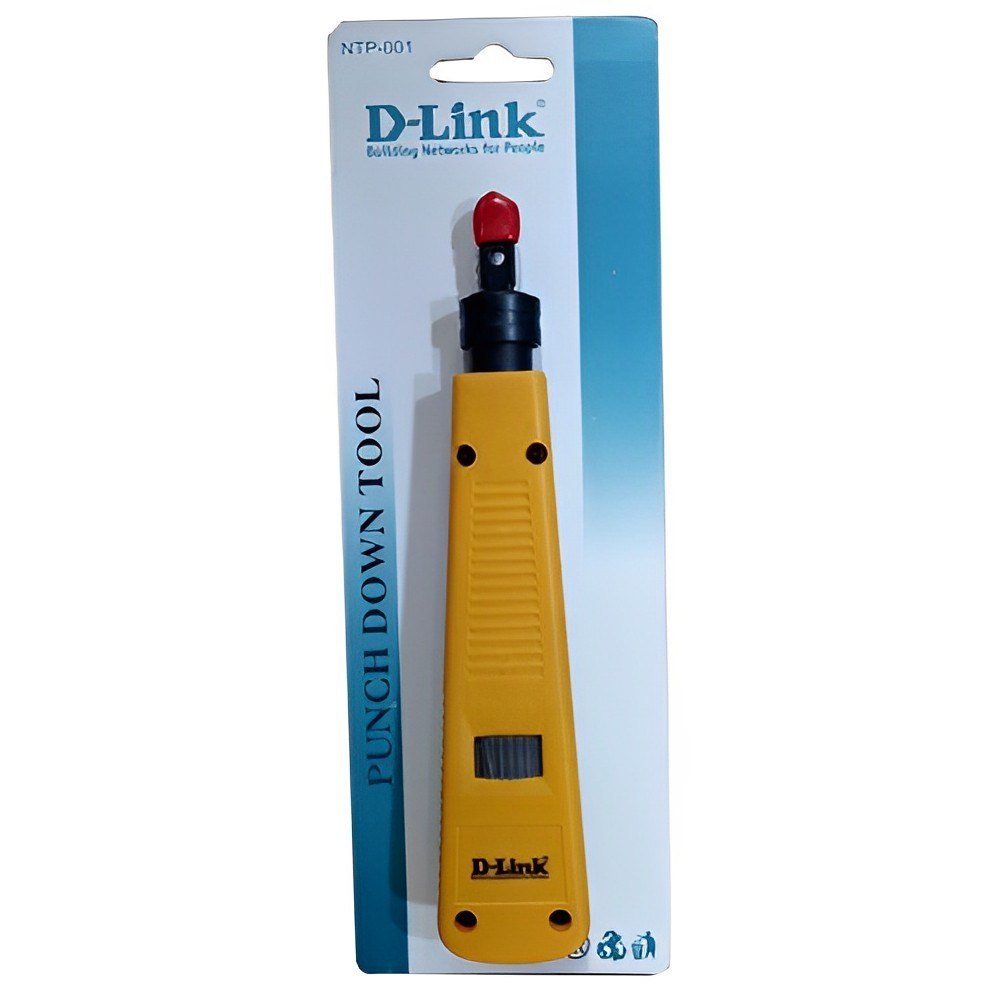 D-Link NTP-001 Punch Down Tool | Metal, Reversible blades for Seating or Cut D-Link NTP-001 Punch Down Tool | Metal, Reversible blades for Seating or Cut